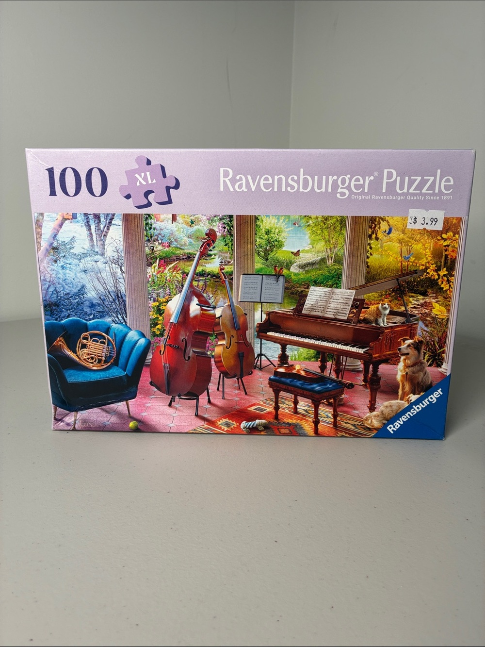 Ravensburger Lavender and Multicolor Musical Room 100-Piece Puzzle